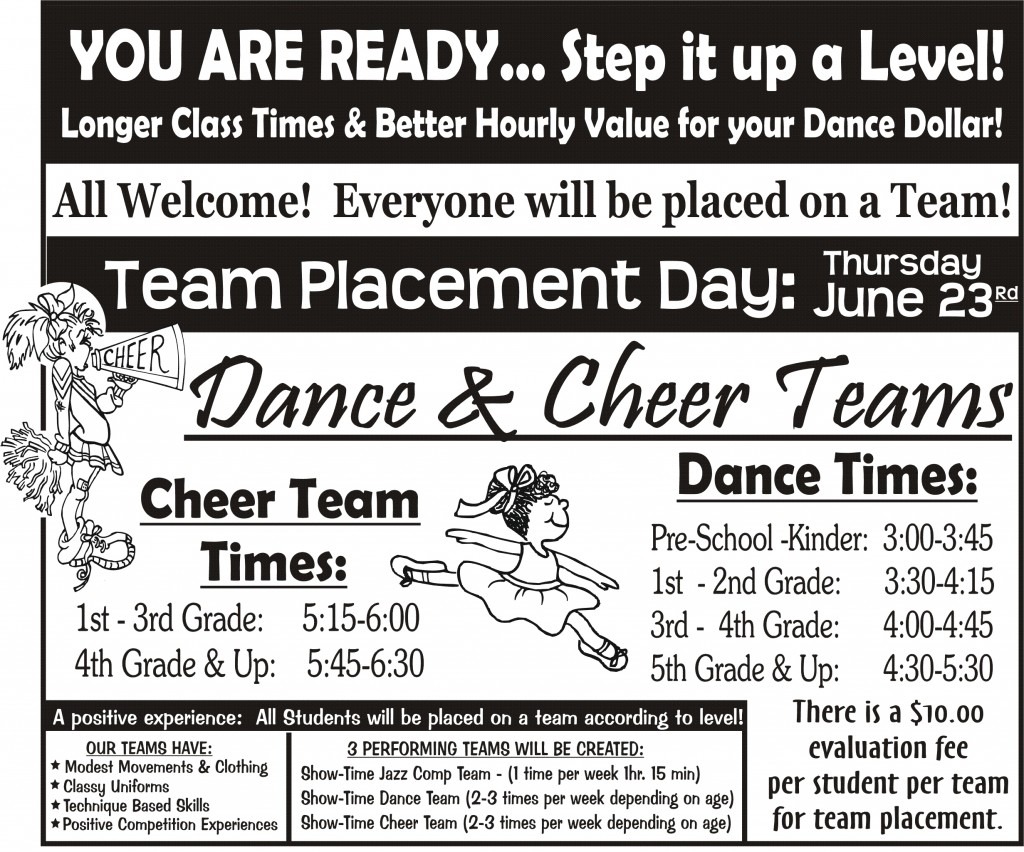 Team placement 2011