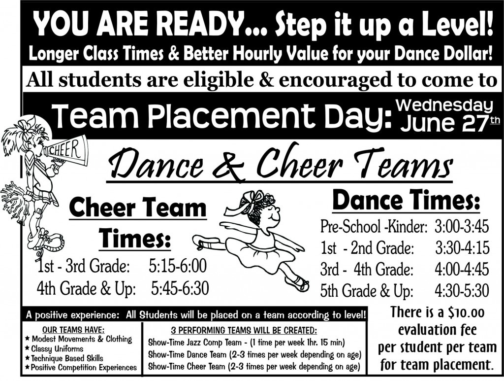 Team Placement Day 2012